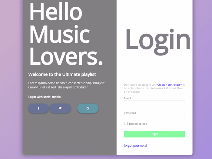 Login Page