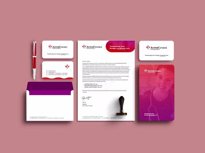 AsterCanada - Branding and website design