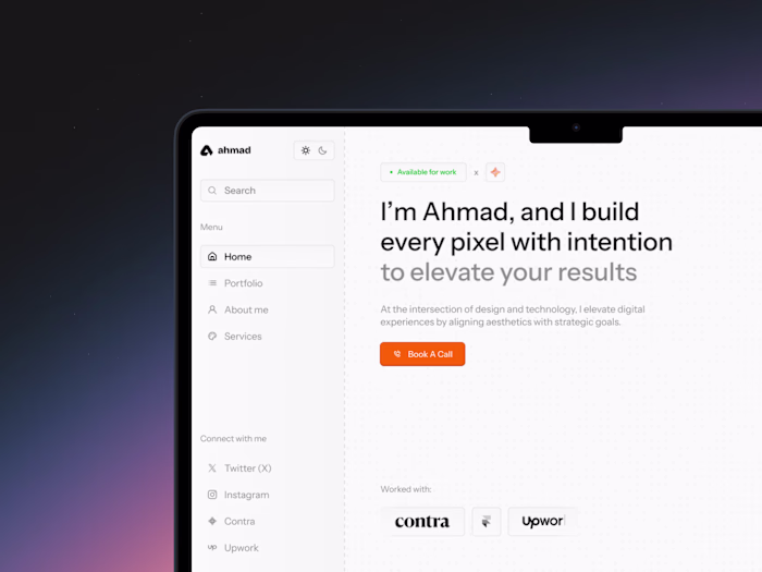 Sidefolio Portfolio Template – Crafted for Modern Professionals