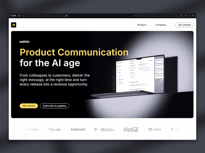 Nalvin AI – A Modern & Interactive Website Built on Framer