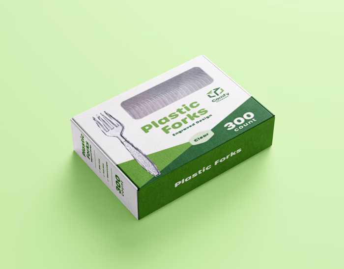 plastic spoon box design High quailty packaging
