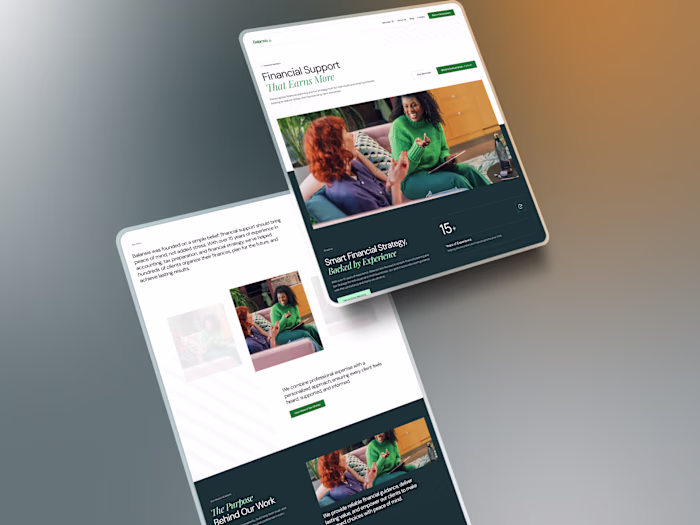 Webflow template on the way