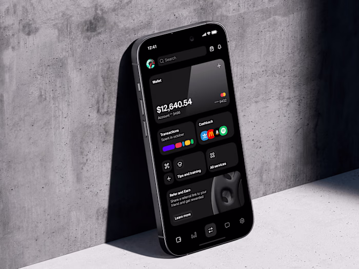 Mobile Banking App: UI/UX Design