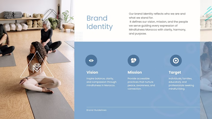 Brand Guidelines for yoga and mindfulness coach