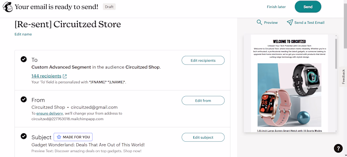 I will create high-converting Email marketing Template