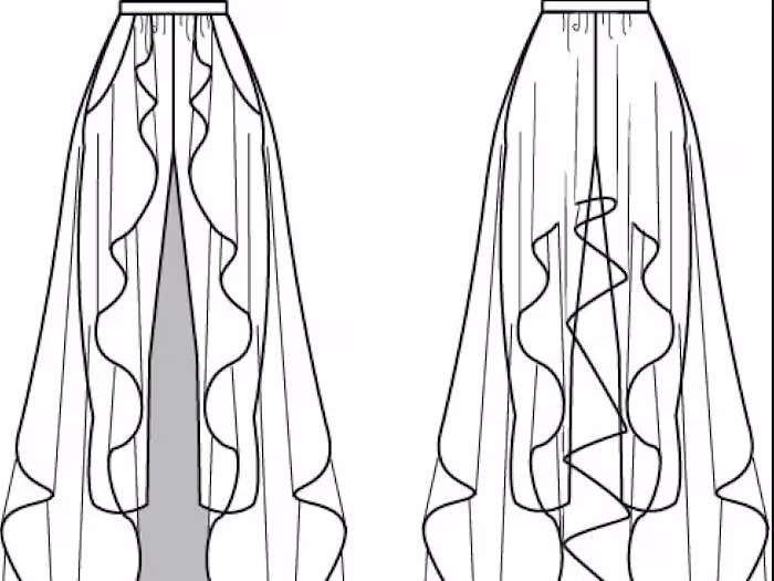 70's Capri Skirt