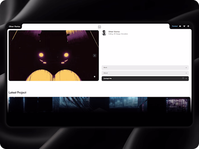 High-End Web Design for Oliver Viorica