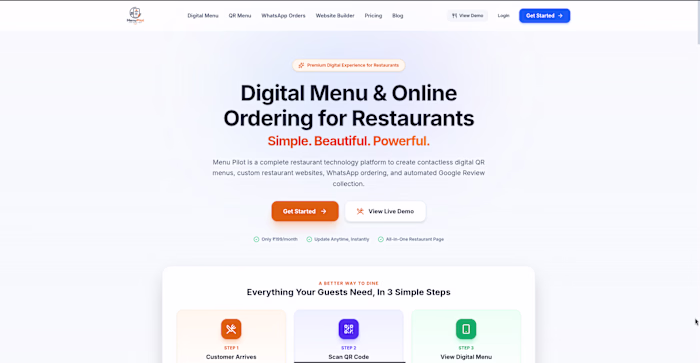 Developed Menu Pilot, an all-in-one