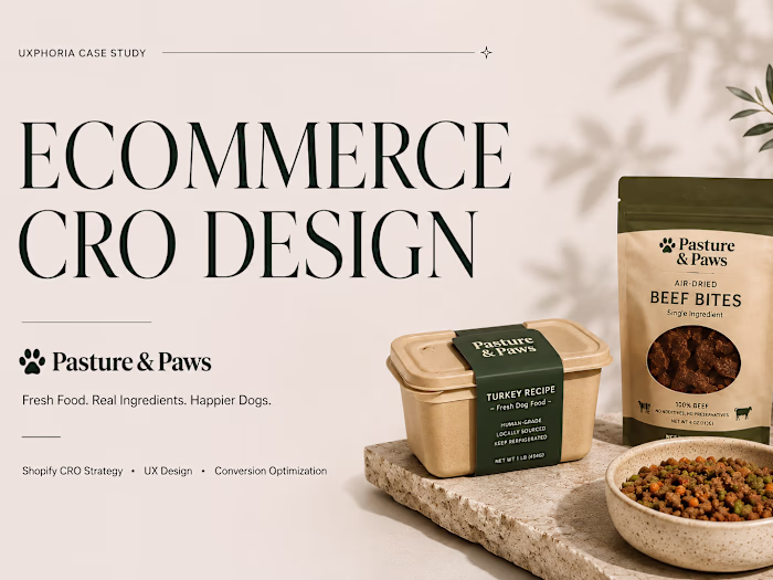 Shopify Ecommerce CRO Design & Development