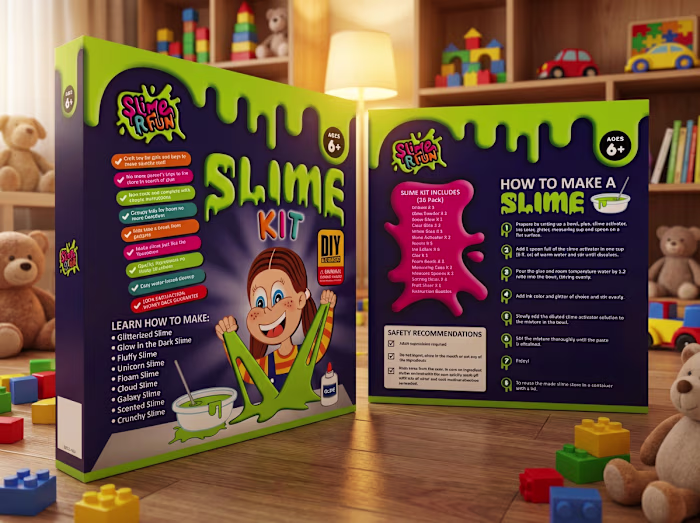 SLIME KIT Packaging Design