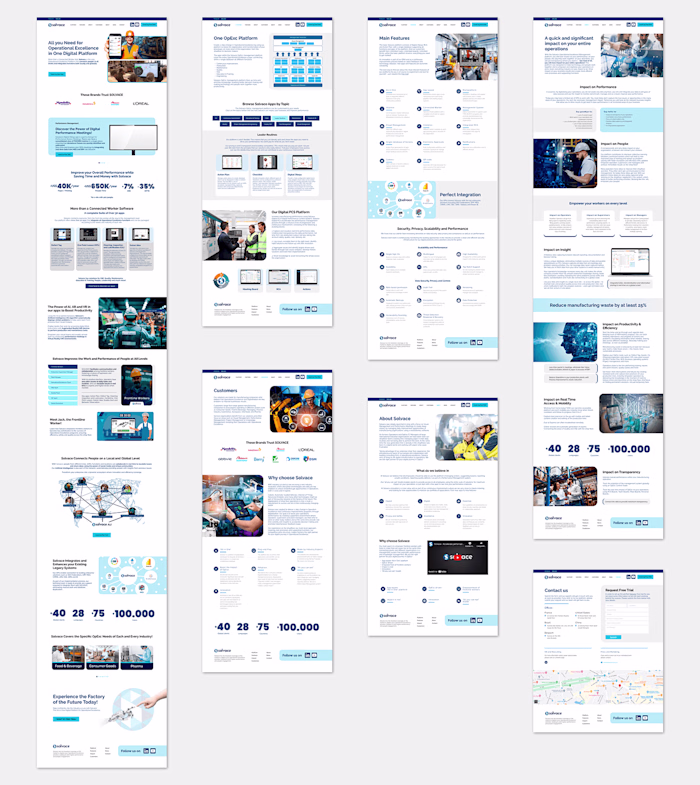 Website - Solvace :: Behance