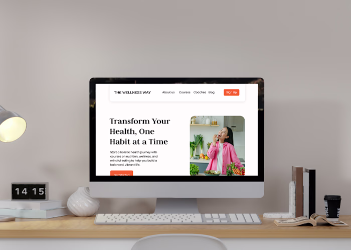Nutritionist Landing Page Design