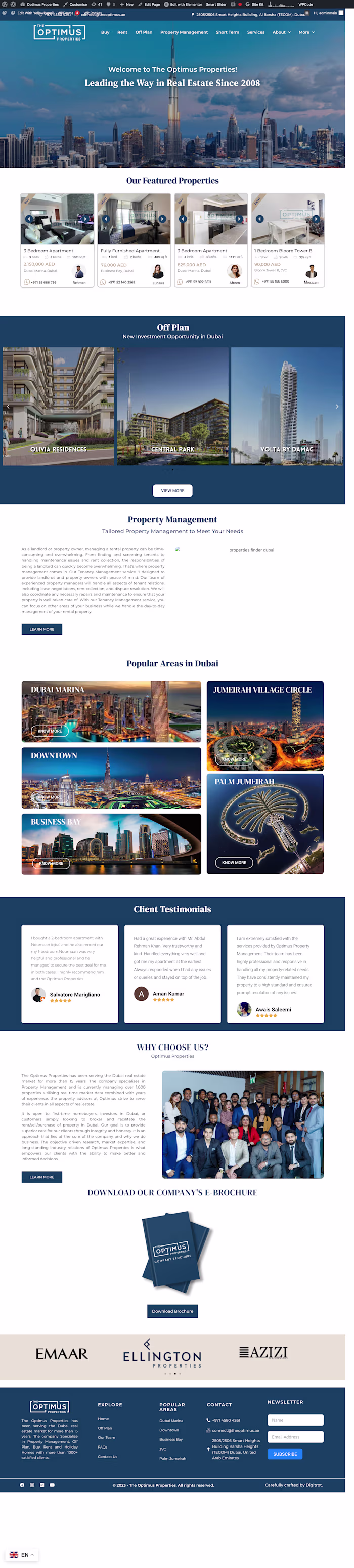 Real Estate Website Development
