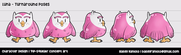 Luna Turnaround Poses