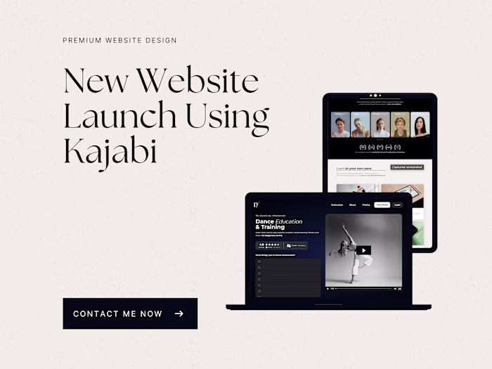 Dance Masterclass Online Platform Development