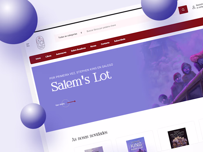 Brand Identity and E-commerce Design for Boadicea Editora