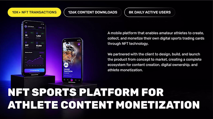 🏒 NFT Sports Platform for Athlete Monetization