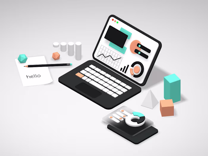 3D interactive Laptop