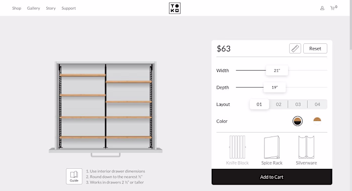 Toko Product Configurator Development
