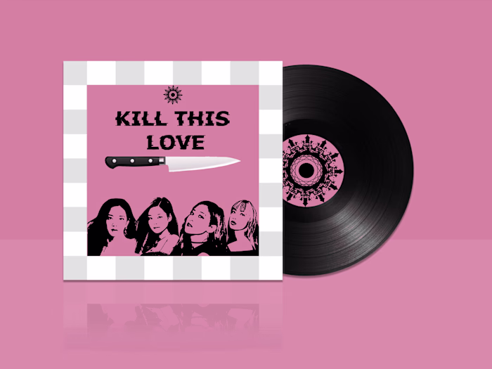 "Black Pink" Record Album Redesign