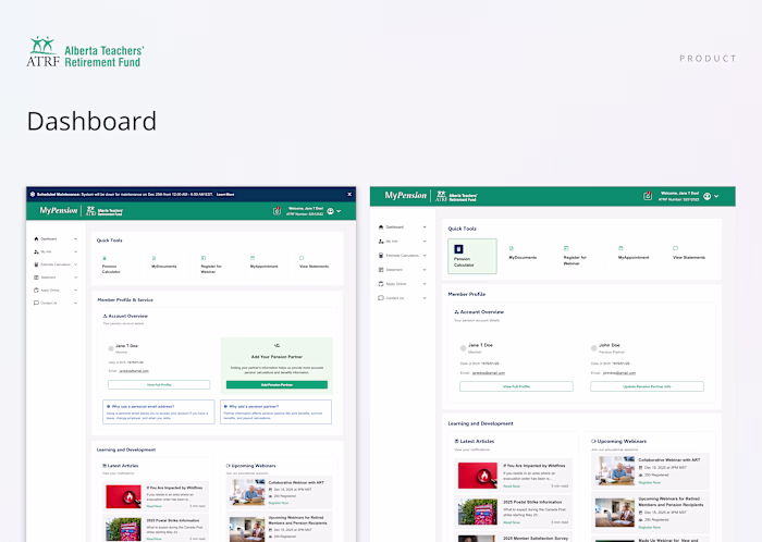 ATRF Dashboard