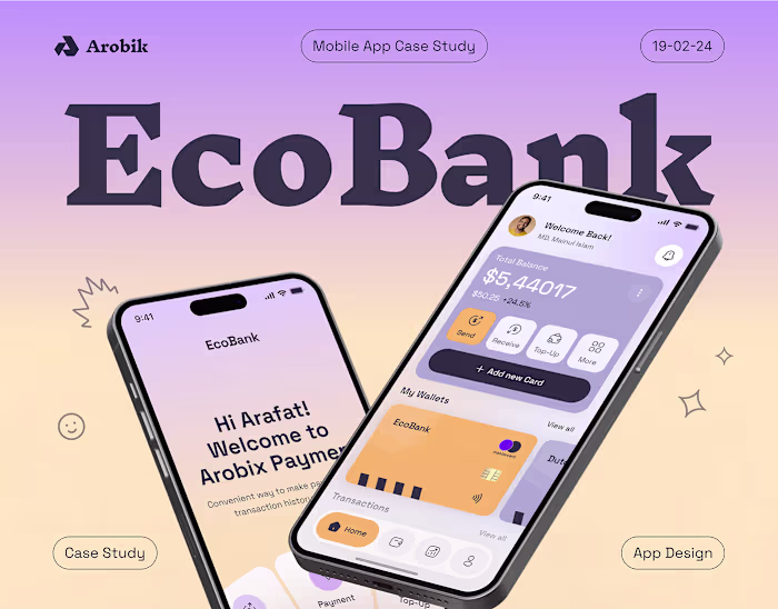 🚀 Finance App UI/UX Case Study – Digital Banking App