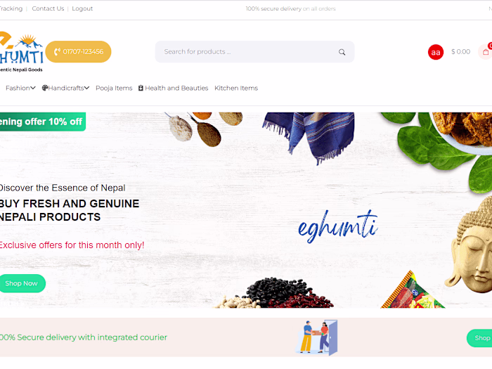 Ecommerce Online Store | Eghumti