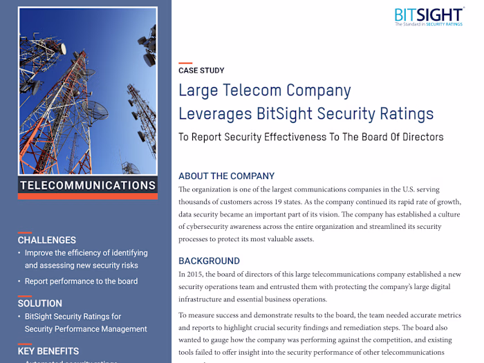 Large Telecom Case Study