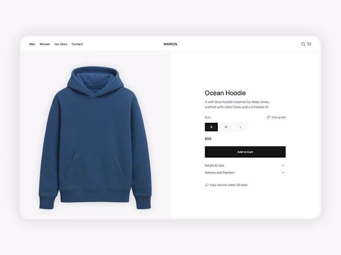 A refined e-commerce experience for