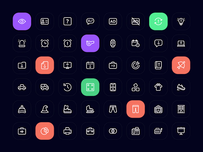 User Interface Animated Icons