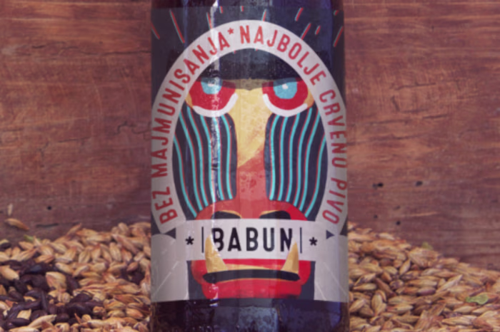 Craft Beer Label Illustration