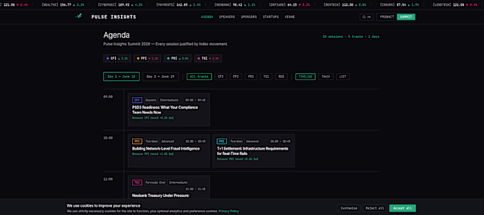 Enterprise FinTech Insights Platform Demo for Decision-Makers