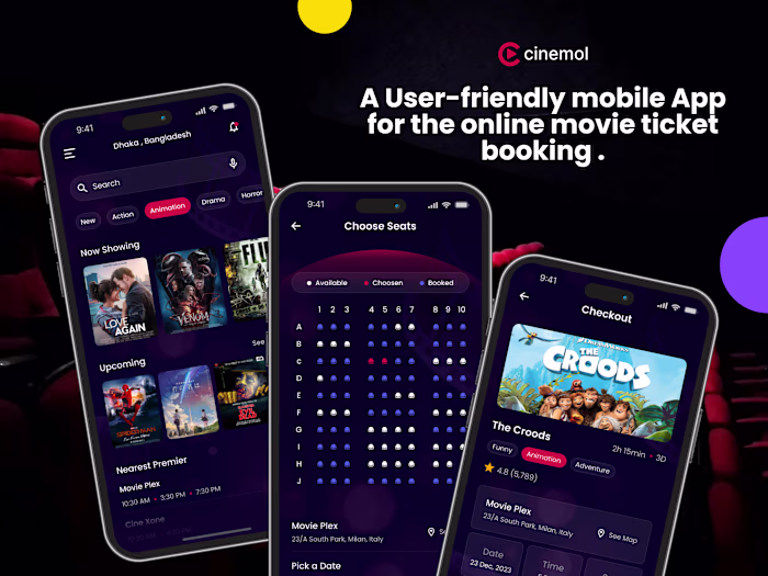 Cinemol-Movie Ticket Booking App