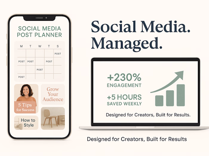 Efficient Social Media Management