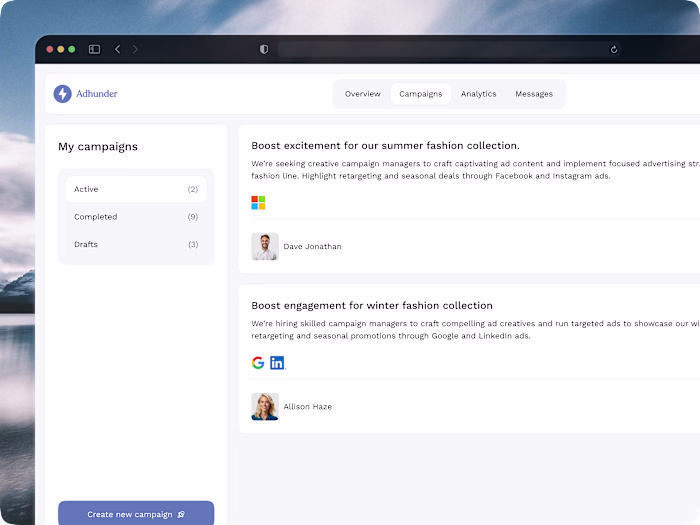 Connecting creativity: a new marketing marketplace