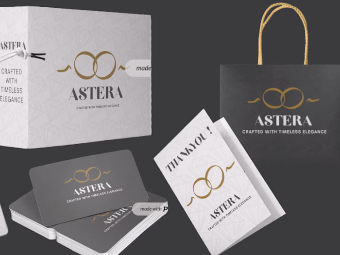 :Luxury Jewelry Branding Concept: Astera