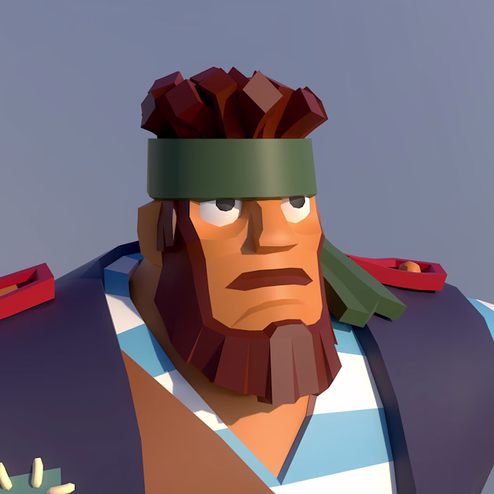 3D Low - Poly Character Design