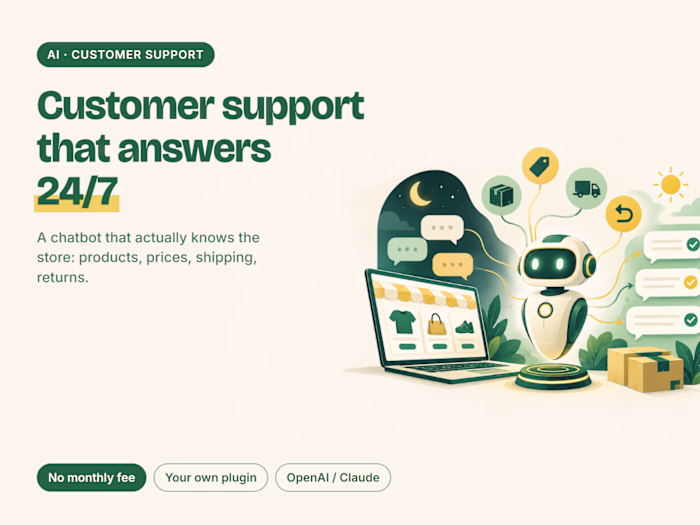 AI Support Chatbot for WooCommerce: 24/7 Answers from Store Data