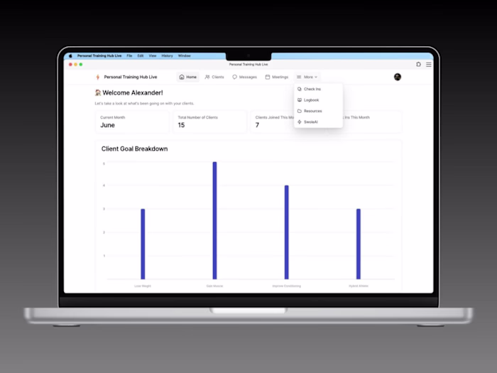 Personal Trainer Software