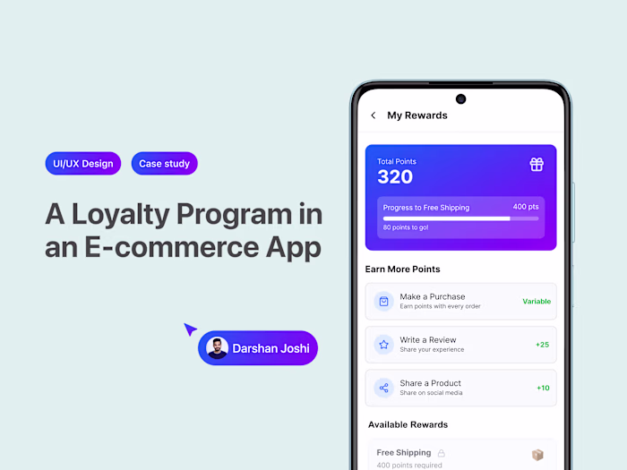 a Loyalty Program in an E-commerce App
