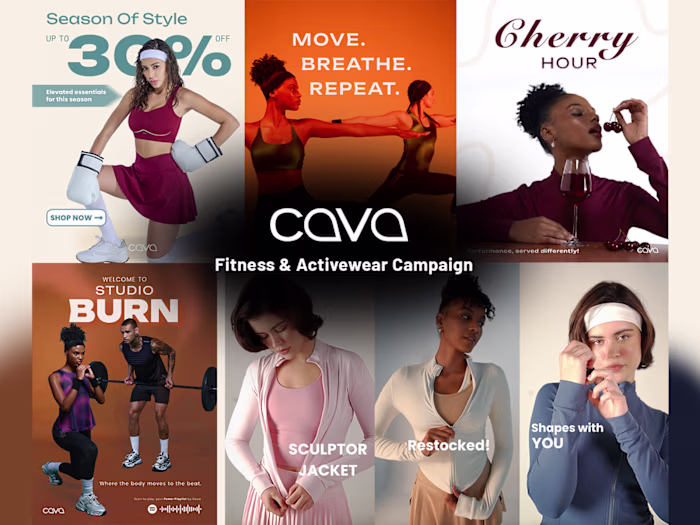 CAVA Athleisure - Brand Campaign