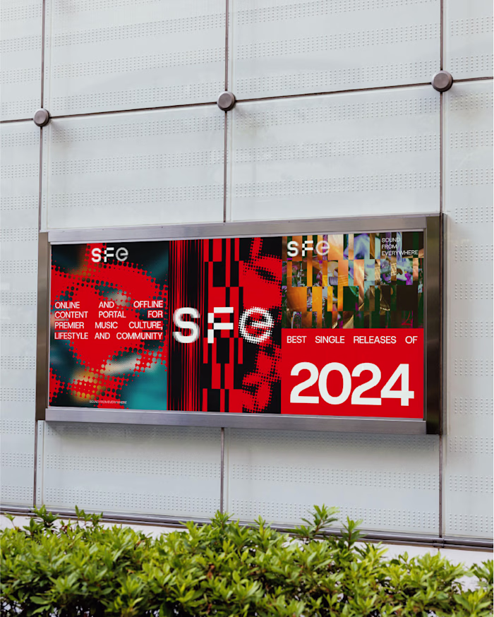 Branding & Visual Identity for SFE - Music Media Branding