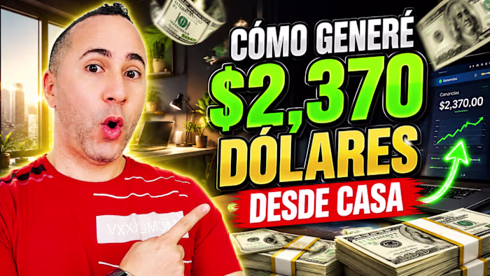 💰 Cómo generé $2,370 dólares