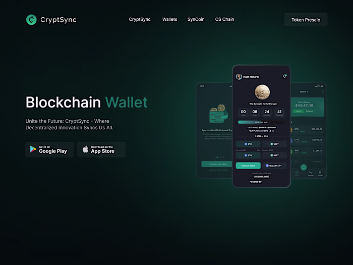 CryptSync | Web Design