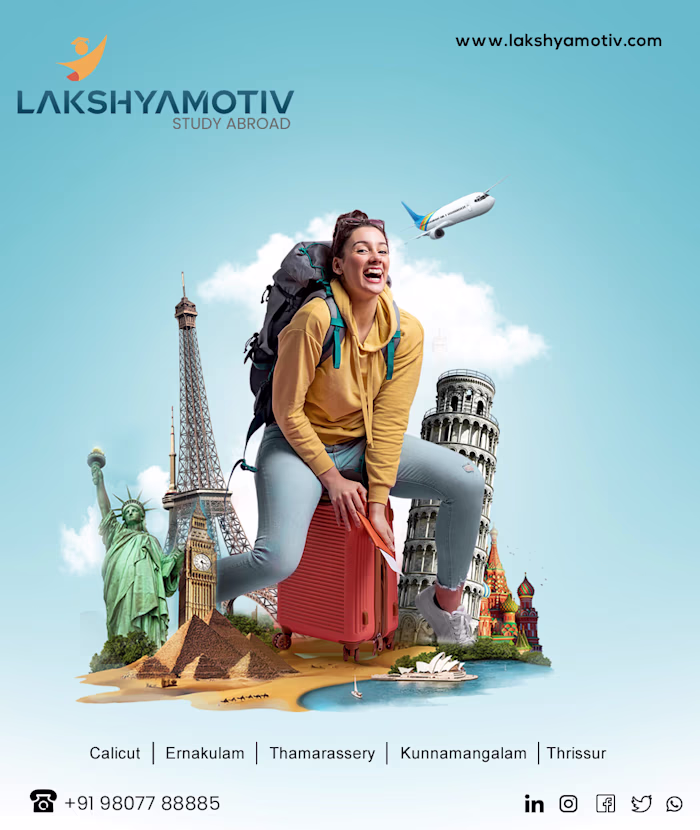 Design works done for Education consultancy Lakhyamotiv