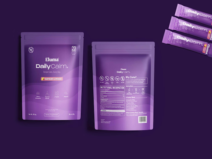 DailyCalm Packaging Design for Eluma