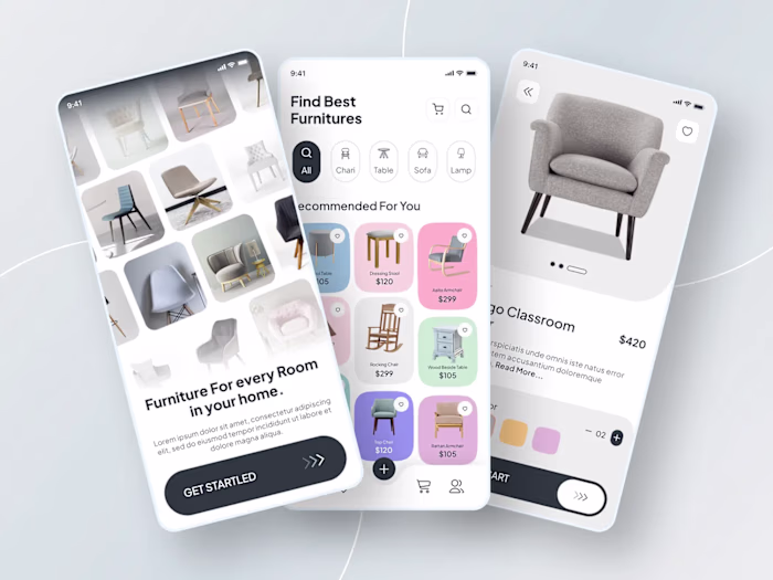 Furniture Mobile App
Hello, 
Hope you're doing