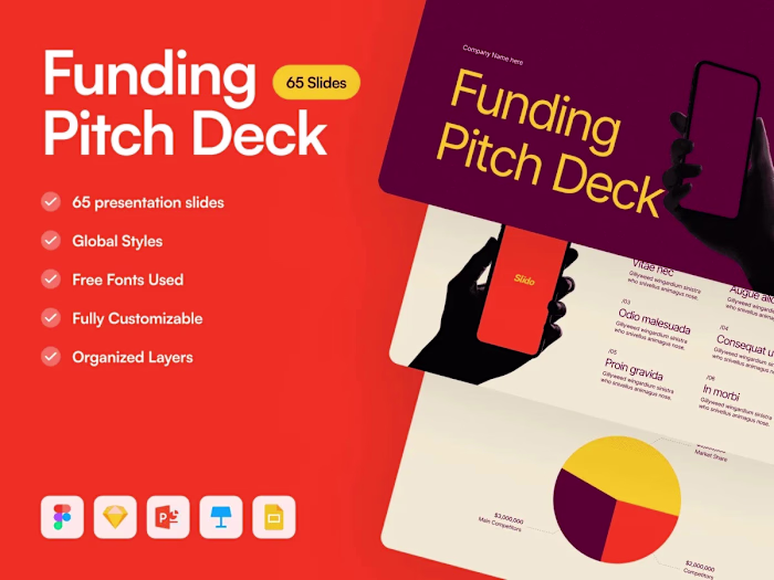 Slido Funding: Pitch Deck Template for Figma