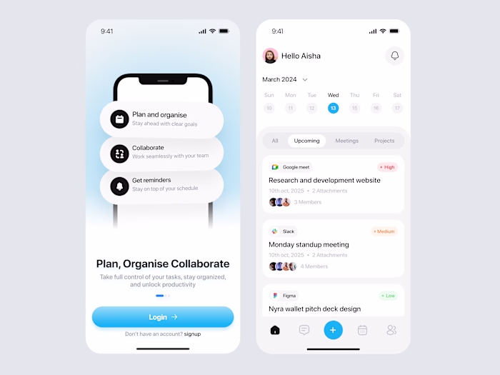 Task Management Mobile App Design