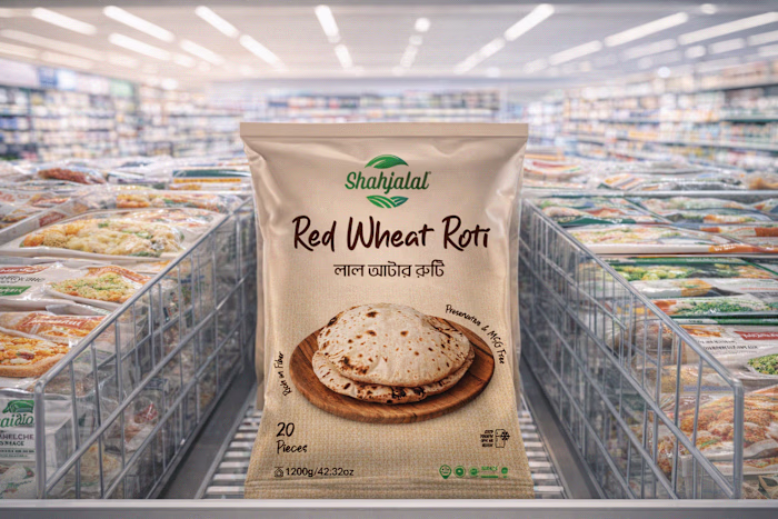 Red Wheat Roti Packaging